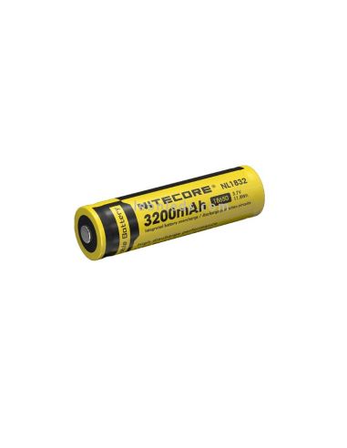 Bateria Recarregável Nitecore 18650 para Lanternas Led ao melhor preço NL1832 | Iluminação Leonleds