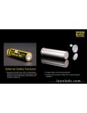 Batterie rechargeable Nitecore 18650 pour lampes de poche Led au meilleur prix NL1832 | Éclairage Léonleds