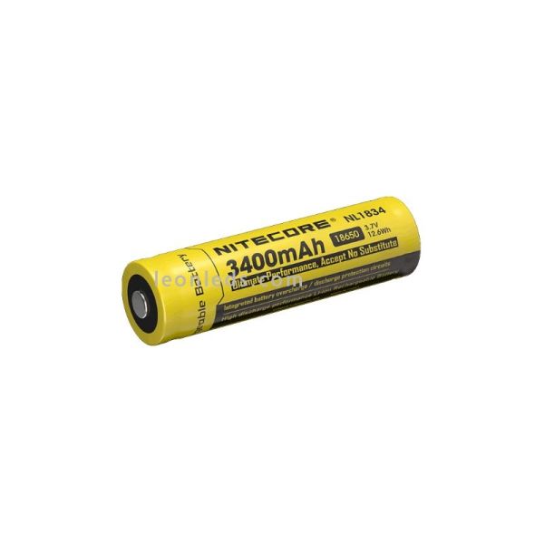 Batería Recargable 18650 para Linternas de Led NL1834 al mejor precio | Leonleds Iluminación