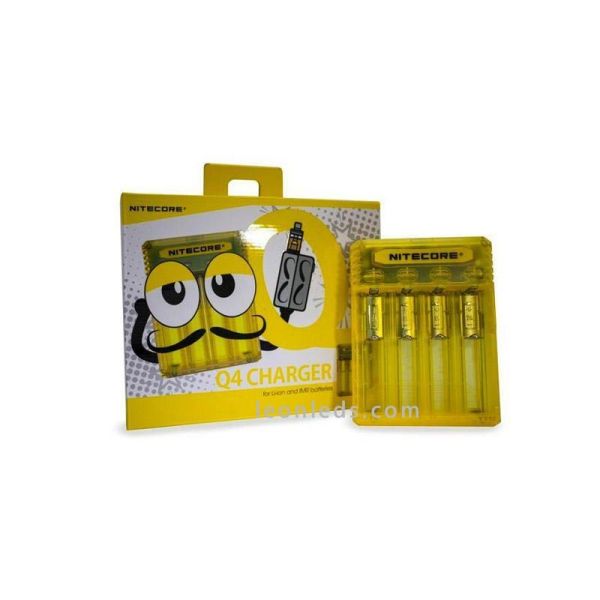 Chargeur de batterie Nitecore 4 baies | Éclairage LeonLeds
