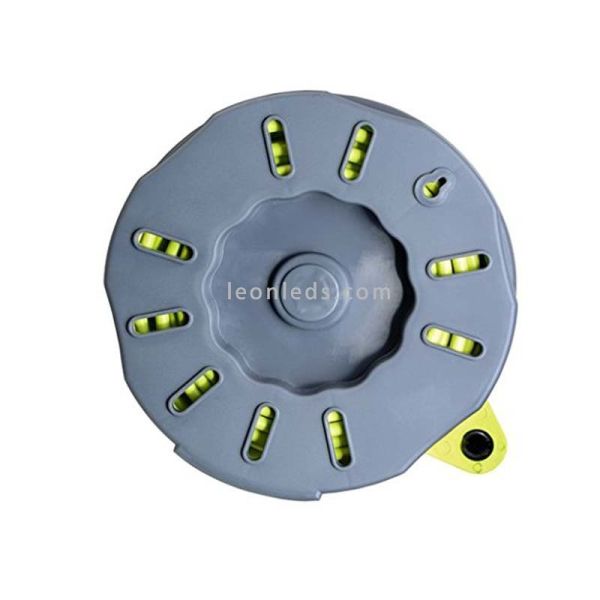 Enrollacable de 10M con 4 tomas schuko 3x1.5mm al mejor precio| LeonLeds