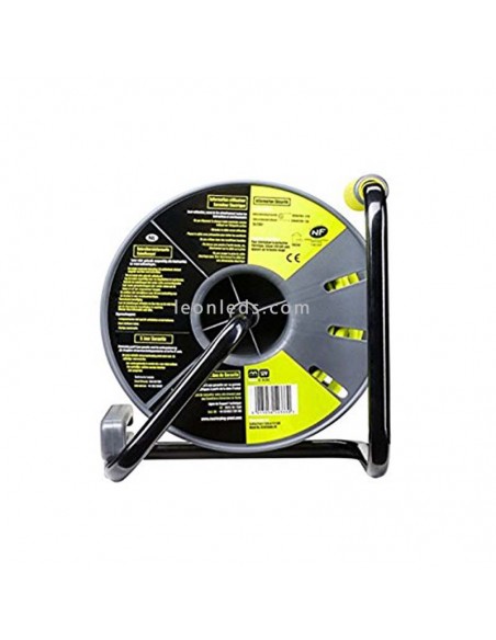 Bobina de cabo 25M com 4 plugues | LeonLeds.com