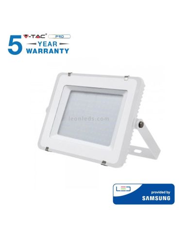 Foco de de Exterior Blanco Vtac Pro Barato| LeonLeds.com