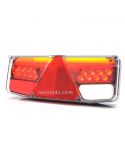 Piloto trasero LED de remolque o plataforma con triangulo reflectante | LeonLeds Iluminación