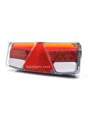 Piloto trasero LED de remolque o plataforma con triangulo reflectante | LeonLeds Iluminación
