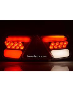 Piloto trasero LED de remolque o plataforma con triangulo reflectante | LeonLeds Iluminación 2