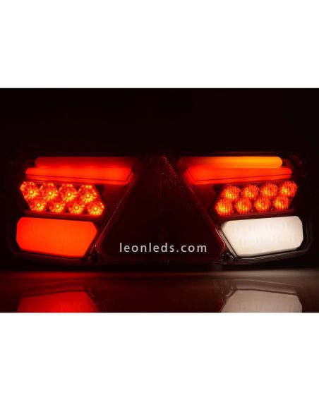 Luz LED para camião ou reboque com luz de efeito Neon acesa | Leon Iluminação LED