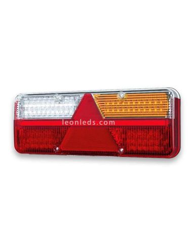Lanterna traseira LED Fristom FT500 com triângulo Aprovado | Iluminação Leonleds