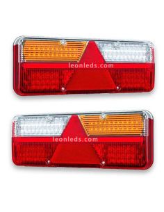 Feu arrière à LED avec triangle homologué pour camion ou remorque | Éclairage LeonLeds 2