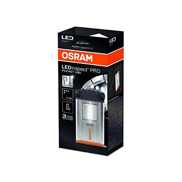 Linterna LED magnética Osram PRO Pocket 280 | Lámpara de inspección Osram PRO Pocket 280 | LeonLeds Iluminación