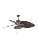 Ventilador de techo Cuba de Faro Barcelona marrón | LeonLeds Iluminación