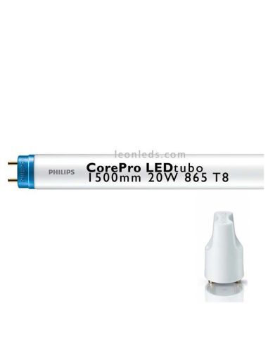 Tubo LED Philips CorePro LedTubo de 1500mm 150Cm T8 G13 con una potencia de 20W y un tono de luz fría | LeonLeds Iluminación