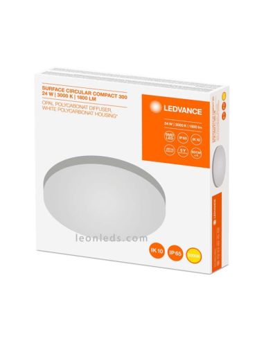 Caja de Plafón de techo de superficie PLAFÓN SURFACE COMPACT IK10 | Osram LedVance