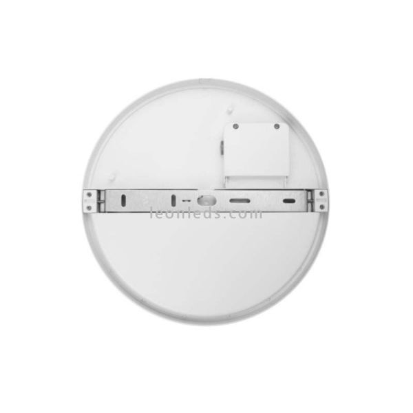 Parte trasrea de Plafon LED de techo redondo SF Compact 300 24W/3000K IK10 IP65 | LeonLeds Iluminación