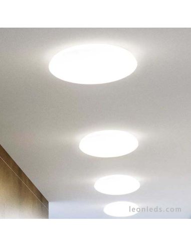 Plafón LED con sensor de movimiento Osram LedVance redondo instalar en un techo interior | LeonLeds Iluminación LED