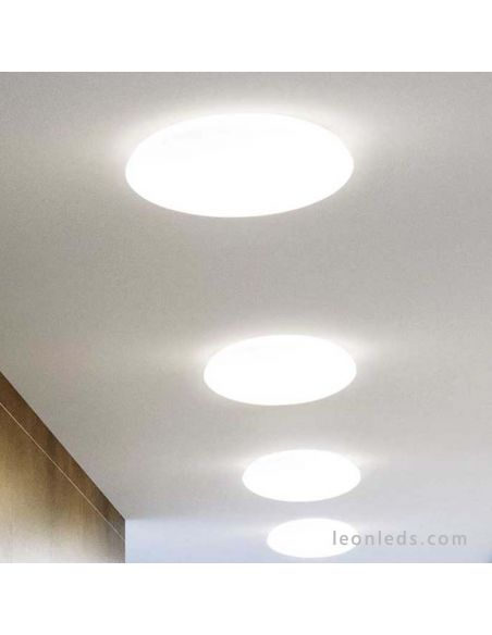 Plafón LED Osram LedVance redondo para instalar en un techo interior o exterior | LeonLeds Iluminación LED