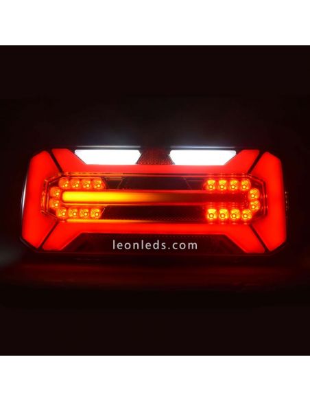 Piloto trasero LED con efecto Neon triangulo reflectante y intermitente progresivo de la marca Was W184 | LeonLeds Iluminación