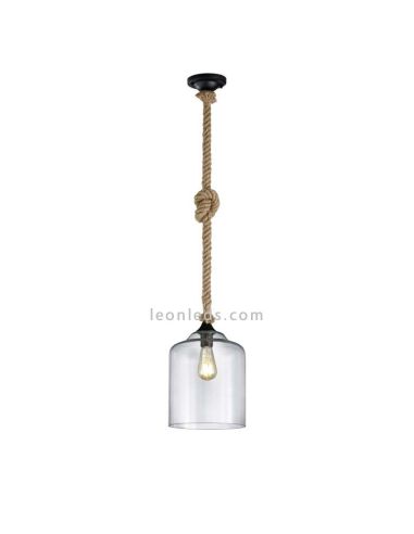 Lámpara de techo de estilo Vintage de la serie Judith de Trio Lighting | LeonLeds Iluminación