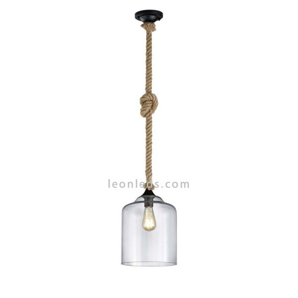 Lámpara de techo de estilo Vintage de la serie Judith de Trio Lighting | LeonLeds Iluminación