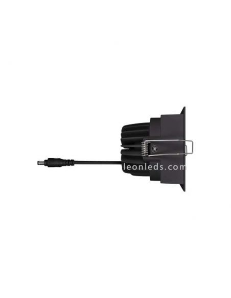 SP SQUARE DK ADJ 8W/3000K FL BK Empotrable negro de LedVance | LeonLeds Iluminación
