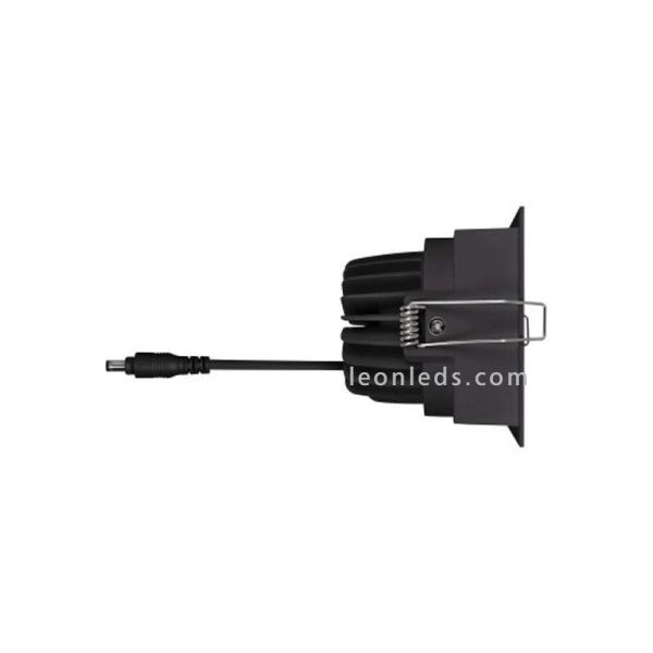 SP SQUARE DK ADJ 8W/3000K FL BK Empotrable negro de LedVance | LeonLeds Iluminación