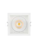 Foco empotrable cuadrado LED blanco de interior orientable de LedVance | LeonLeds Iluminación LED
