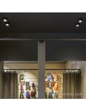 Foco LED redondo negro Puck de Arkos Light de diseño moderno para instalar en superficie | LeonLeds Iluminación