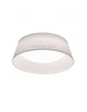 Plafón LED redondo moderno con pantalla textil modelo Ponts de Trio Ligting | LeonLeds Iluminación