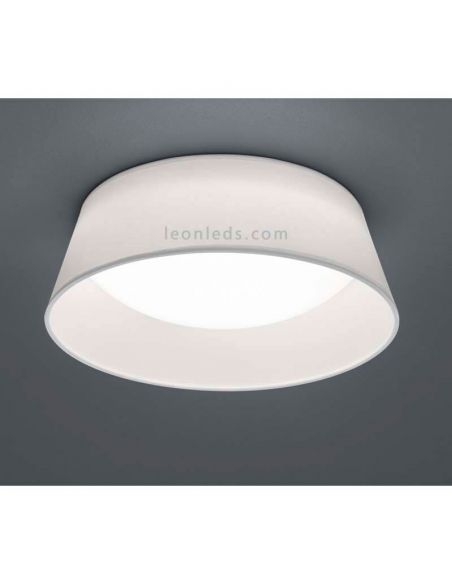 Plafón de Techo LED redondo moderno textil de la serie Ponts de Trio Lighting | LeonLeds Novedades LED