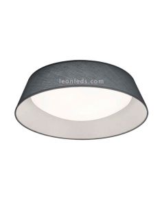 Plafón redondo LED serie Ponts Gris y blanco de diseño moderno | LeonLeds Iluminación