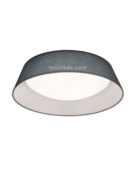 Plafón redondo LED serie Ponts Gris y blanco de diseño moderno | LeonLeds Iluminación