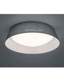 Plafón redondo LED serie Ponts Gris y blanco de diseño moderno | LeonLeds Iluminación