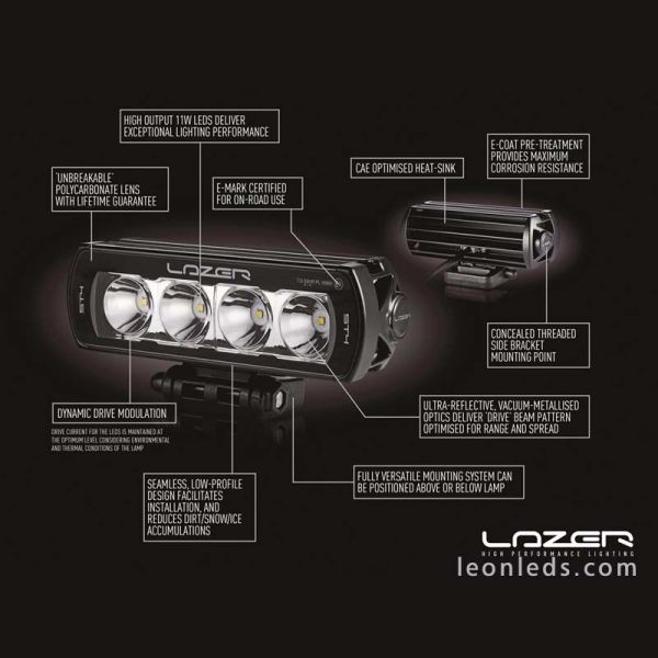 Barra LED alargada de Lazer T16 potente con 5 años de garantía | Leonleds Iluminación