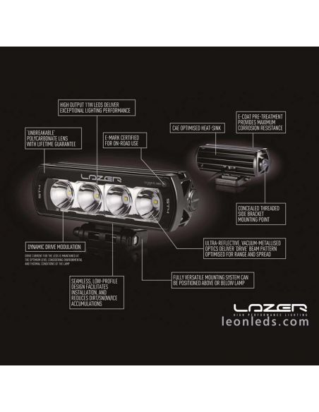 Barra LED Lazer T24 com 5 anos de garantia | Barra LED Lazer 4X4 | Leon Iluminação LED