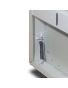 Soporte para instalar panelesde 60x60cm de led en Superficie blanco metálico | LeonLeds Iluminación 2