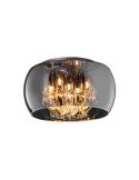 Plafón Vapore de Trio Lighting cromado de estilo moderno | LeonLeds Iluminación