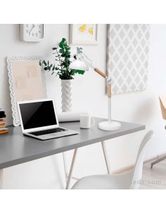 Lámpara de Sobremesa estilo Nórdico de la serie Upsala de Fabrilamp con casquillo E27 | LeonLeds.com 2