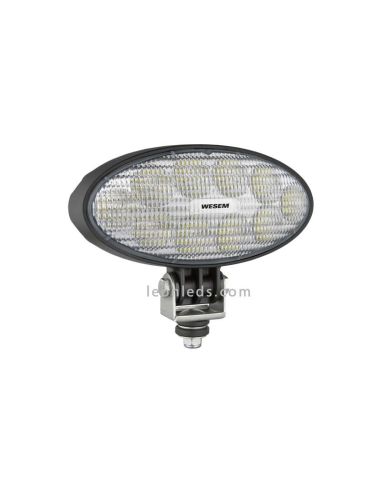 Luz de trabalho LED Oval Potente com amplo ângulo de feixe | Farol LED premium | LeonIluminação leds