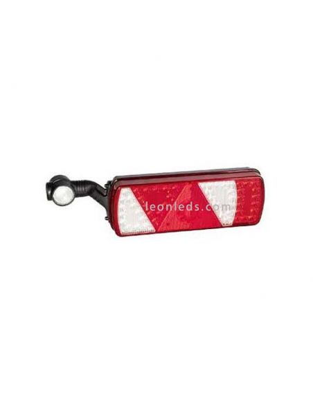 Piloto Trasero LED con Triangulo y Cuerno Ecoled Aspock
