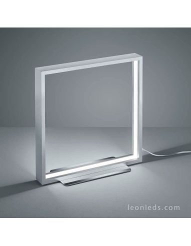 Lámpara de mesa de noche moderna LED cuadrada | LeonLeds Iluminación LED