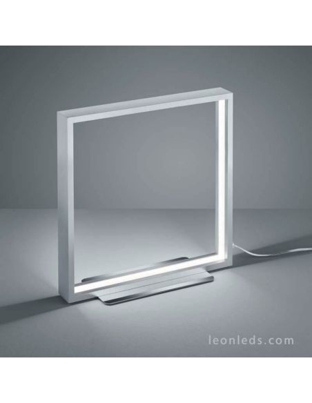 Lámpara de mesa de noche moderna LED cuadrada | LeonLeds Iluminación LED