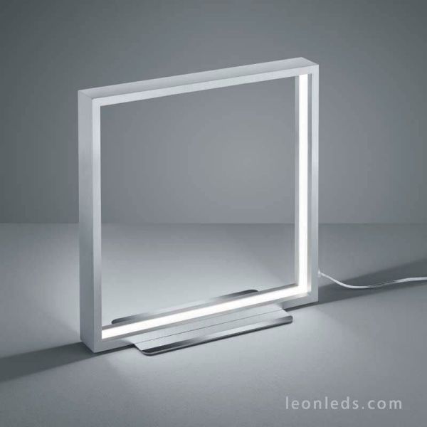 Lámpara de mesa de noche moderna LED cuadrada | LeonLeds Iluminación LED