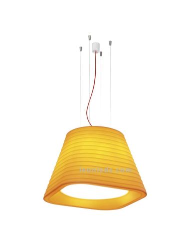 Lâmpada de teto LED moderna Brigit laranja por Arkos Light | Lâmpadas LED Leon