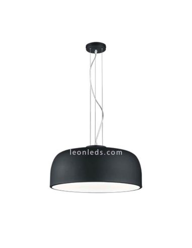 Luminária de teto preta de design moderno série Baron | Luminárias pendentes LeonLeds