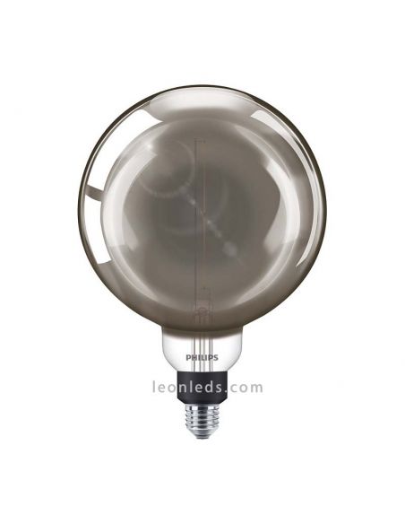 Bombilla LED Globo E27 regulable plateada 6.5W G200 de Philips LEDGiant | LeonLeds Iluminación