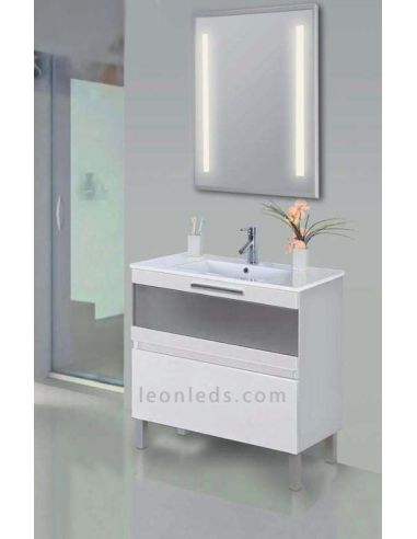 Miroir led pour salles de bains de la série Jour avec 21W de 72x52x5CM.Au meilleur prix ! | Éclairage LeonLeds