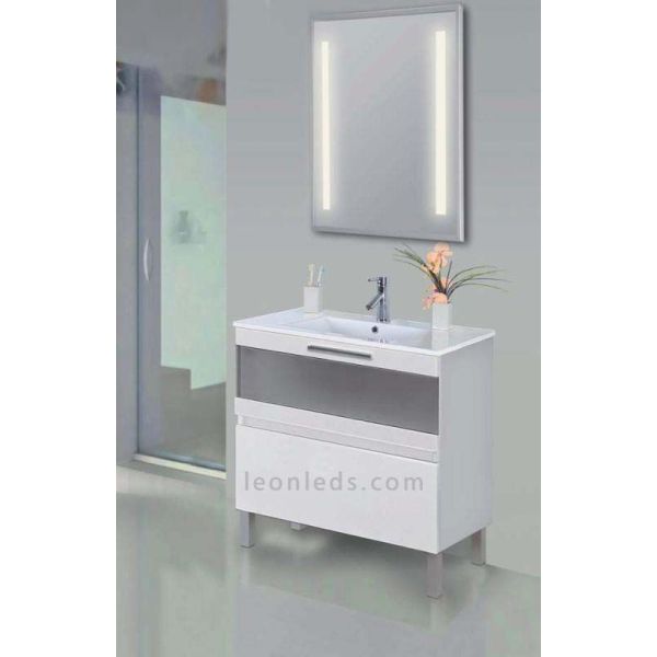 Miroir led pour salles de bains de la série Jour avec 21W de 72x52x5CM.Au meilleur prix ! | Éclairage LeonLeds