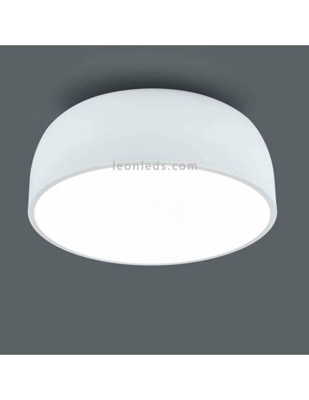 Plafón de techo blanco grande de estilo moderno serie Baron de trio lighting | LeonLeds Iluminación