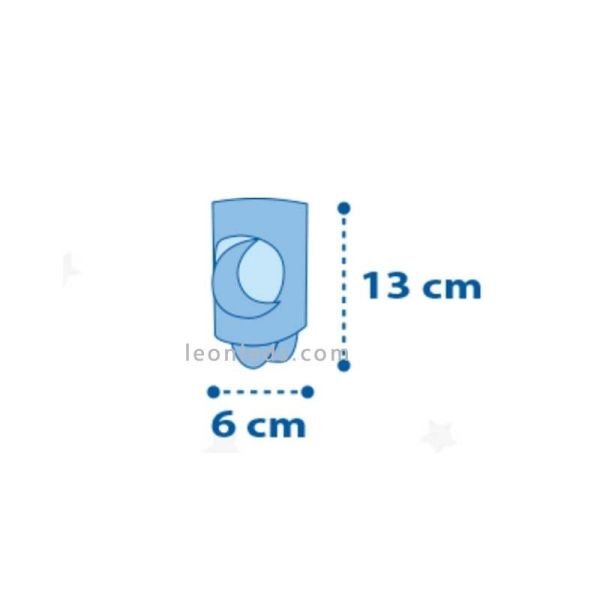 Dimensions de la veilleuse LED rose Dalber | Éclairage pour enfants LeonLeds