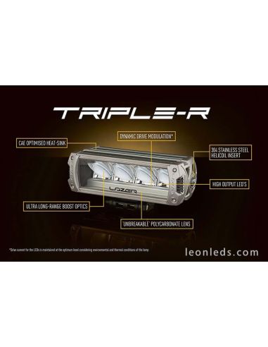 Gama Triple R de LazerLamps con 5 años de garantía | LeonLeds Barras LED 4X4